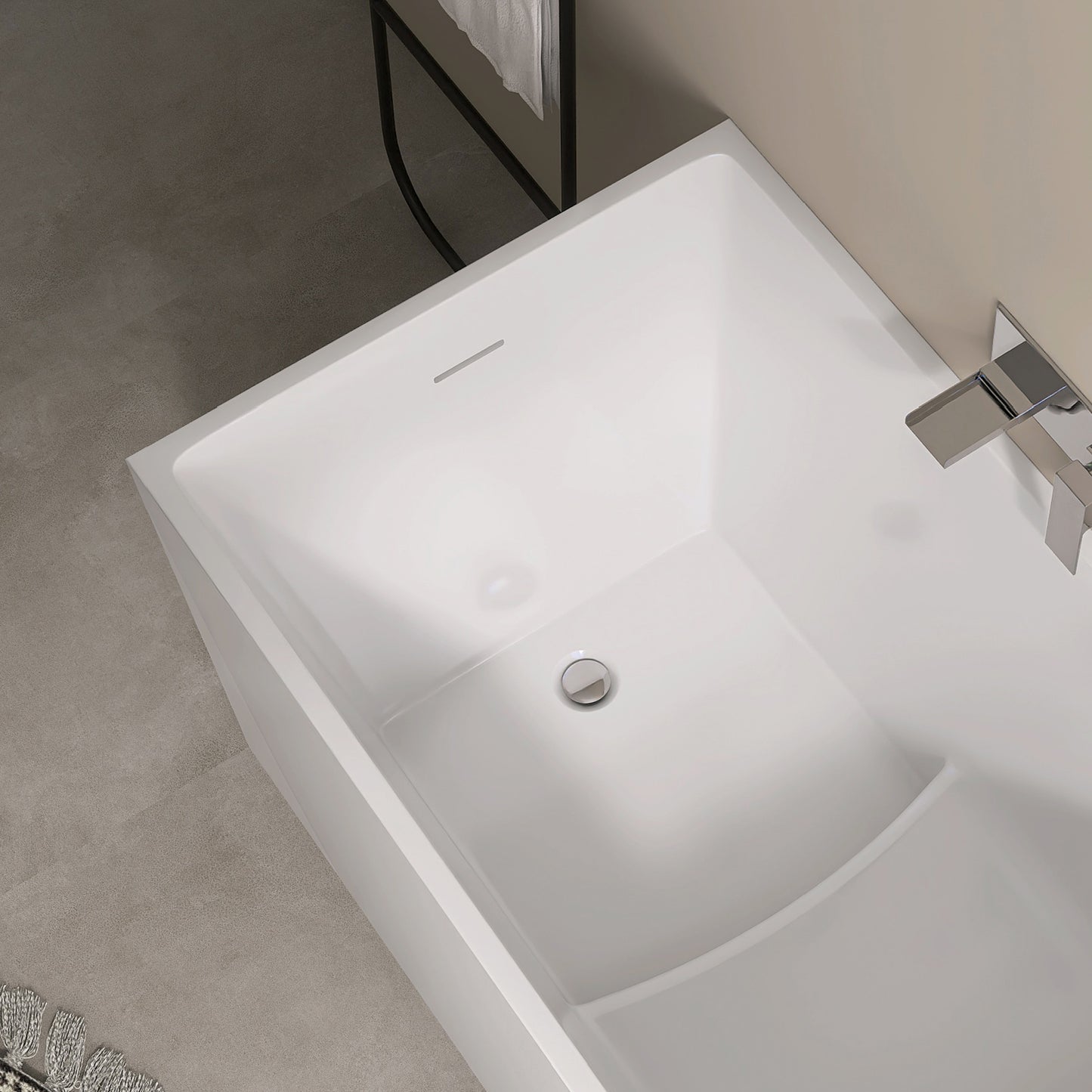 43‘’ Freestanding Soaking Acrylic Bathtub AB14-43S