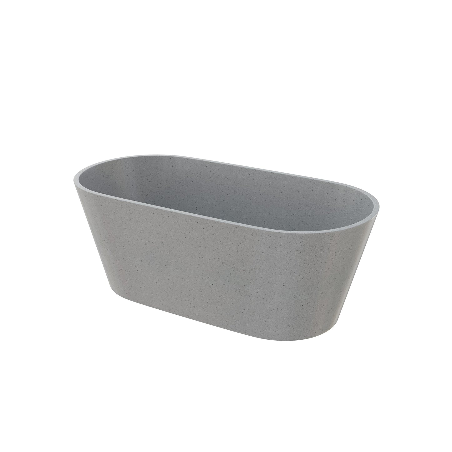 SJ-STARJANE 59''Freestanding soaking terrazzo bathtub
