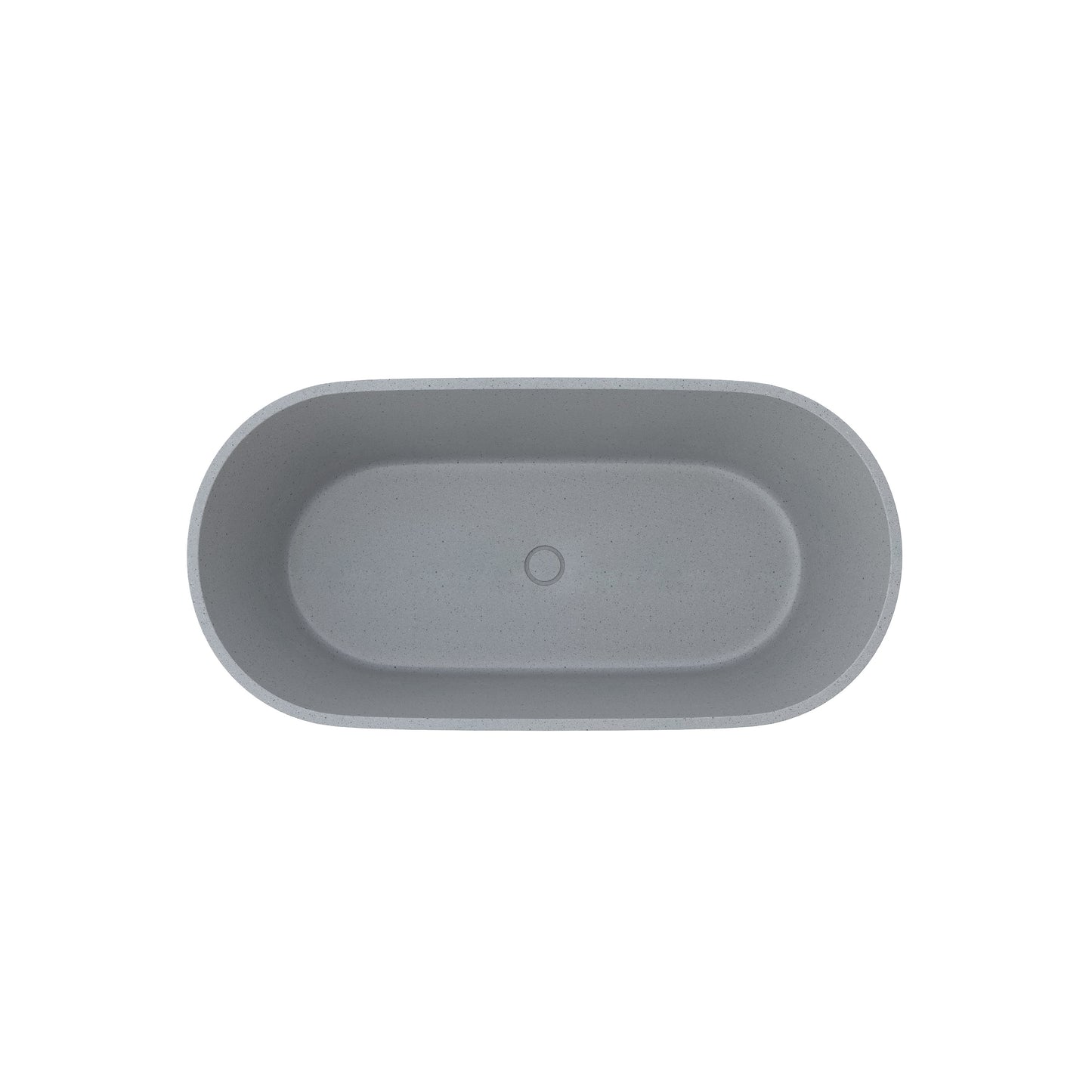 SJ-STARJANE 59''Freestanding soaking terrazzo bathtub