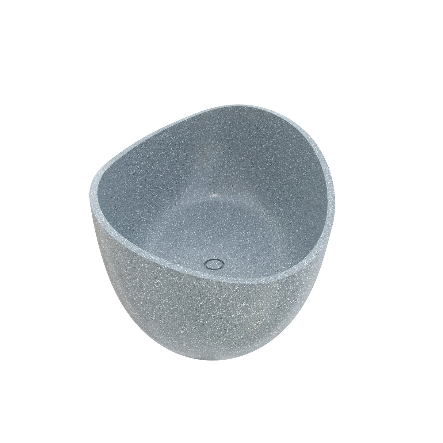 SJ-STARJANE 65‘’Wave freestanding terrazzo bathtubs