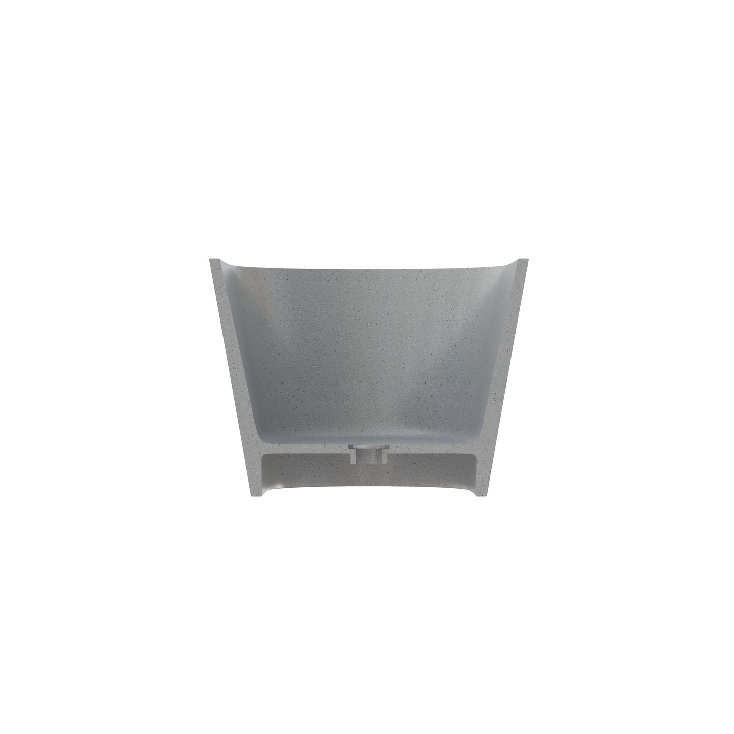 SJ-STARJANE 59''Freestanding soaking terrazzo bathtub