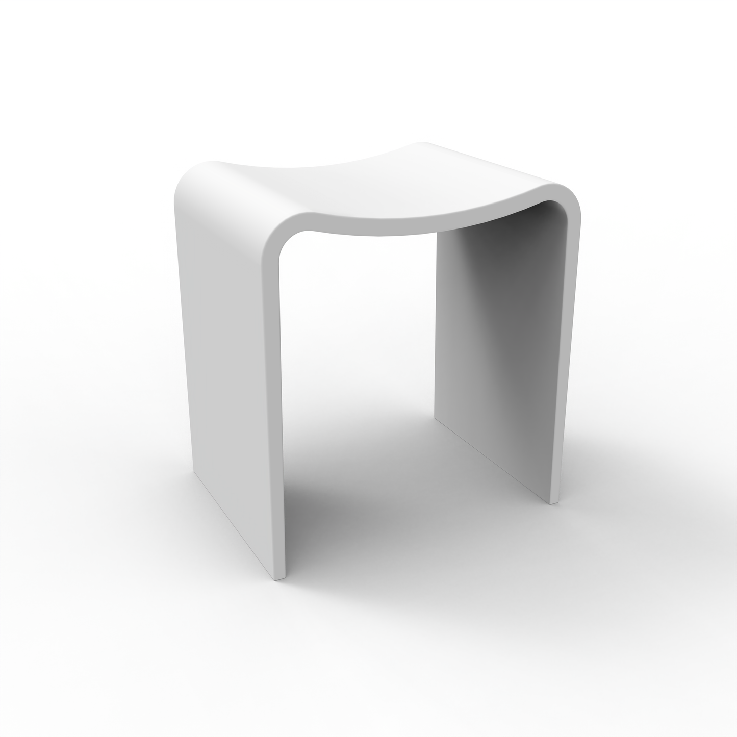 SJ-STARJANE 16''Solid Surface Shower Stool