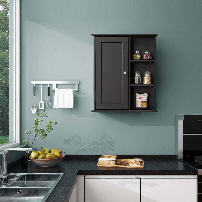 SJ-STARJANE 24 in. W x 7 in. D x 28 in. H Wall Bathroom Cabinet Over the Toilet Storage