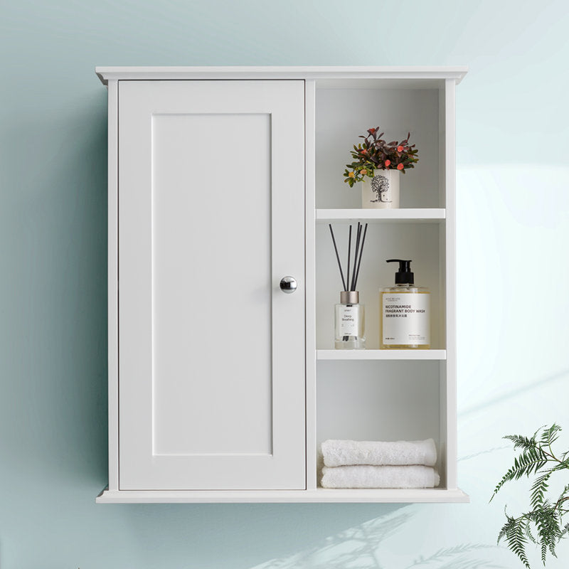 SJ-STARJANE 24 in. W x 7 in. D x 28 in. H Wall Bathroom Cabinet Over the Toilet Storage
