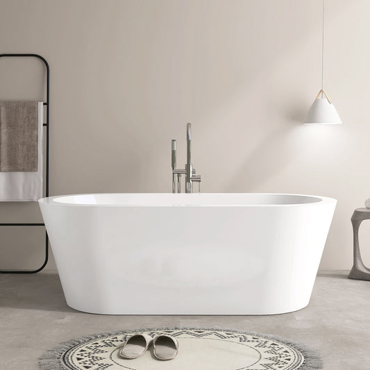 67'' Freestanding Soaking Acrylic Bathtub VB4-67