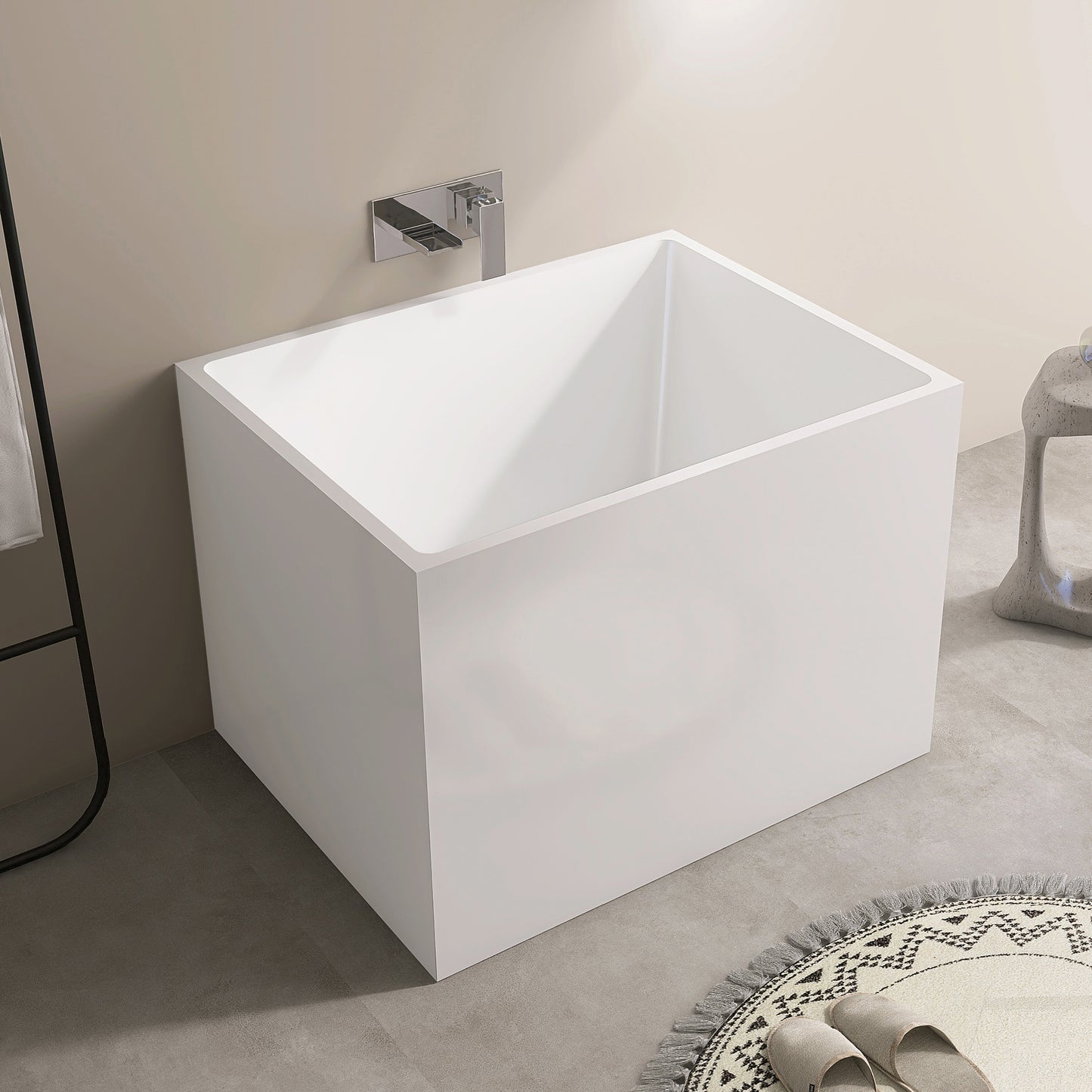 35‘’ Freestanding Soaking Acrylic Bathtub AB22-35