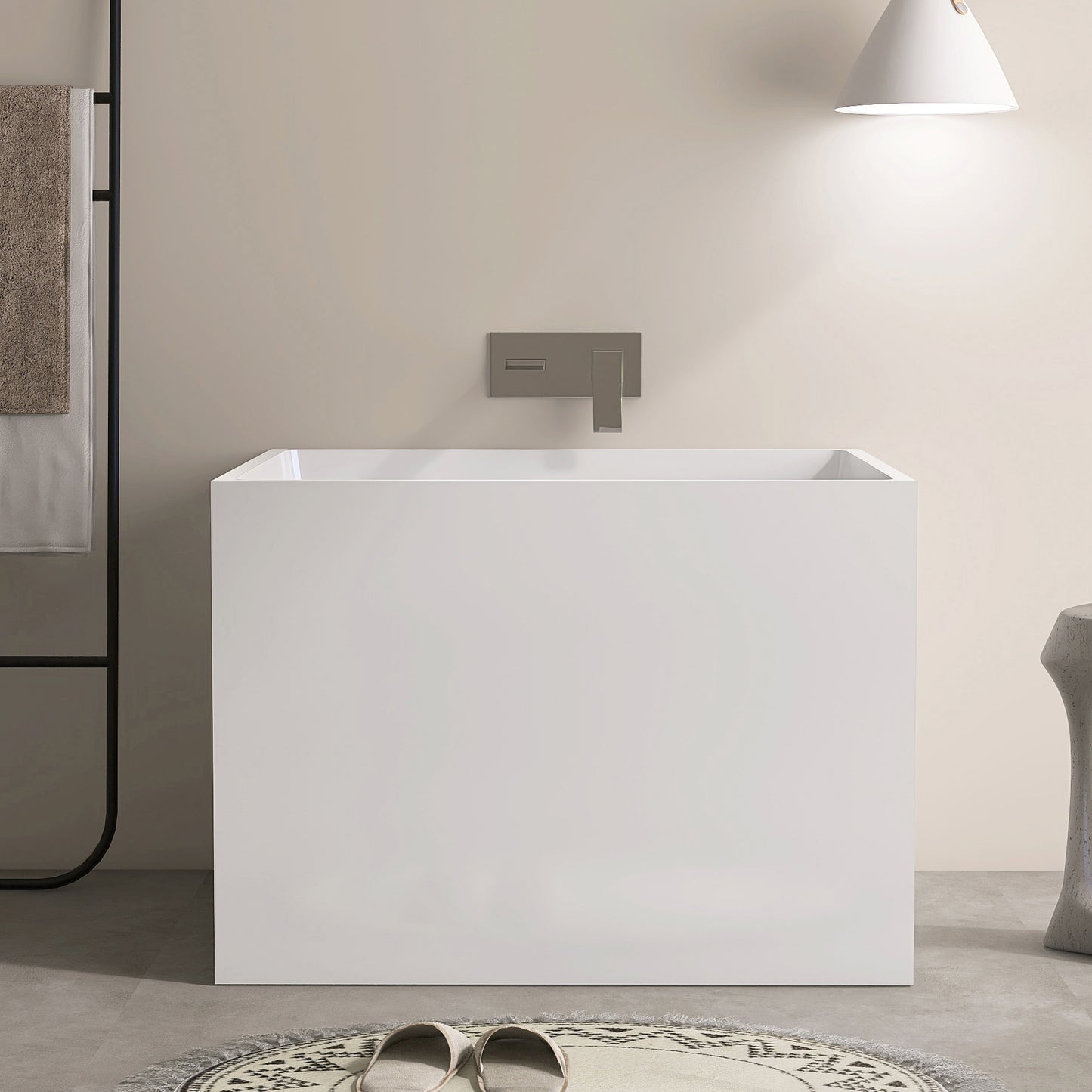 35‘’ Freestanding Soaking Acrylic Bathtub AB22-35