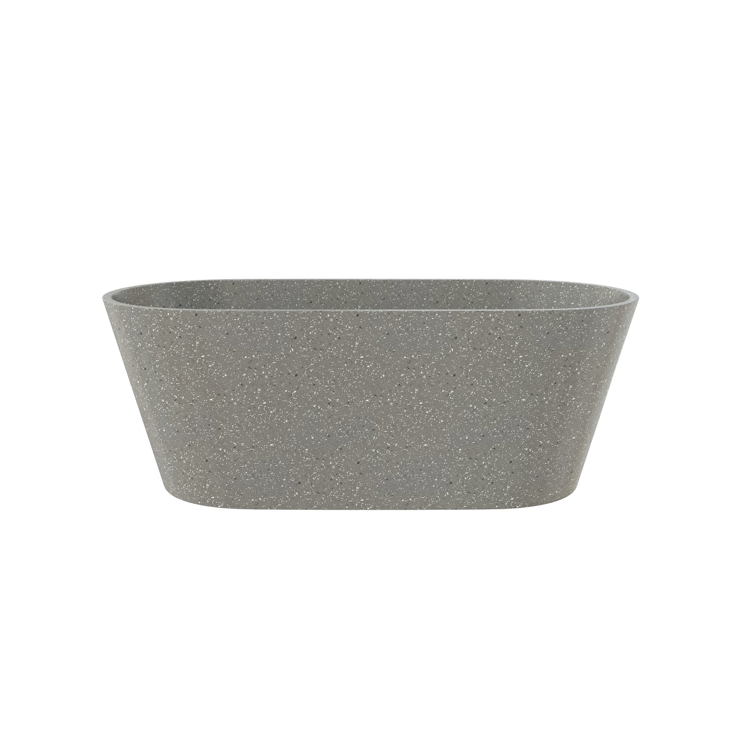 SJ-STARJANE 59''Freestanding solid surface soaking terrazzo tubs