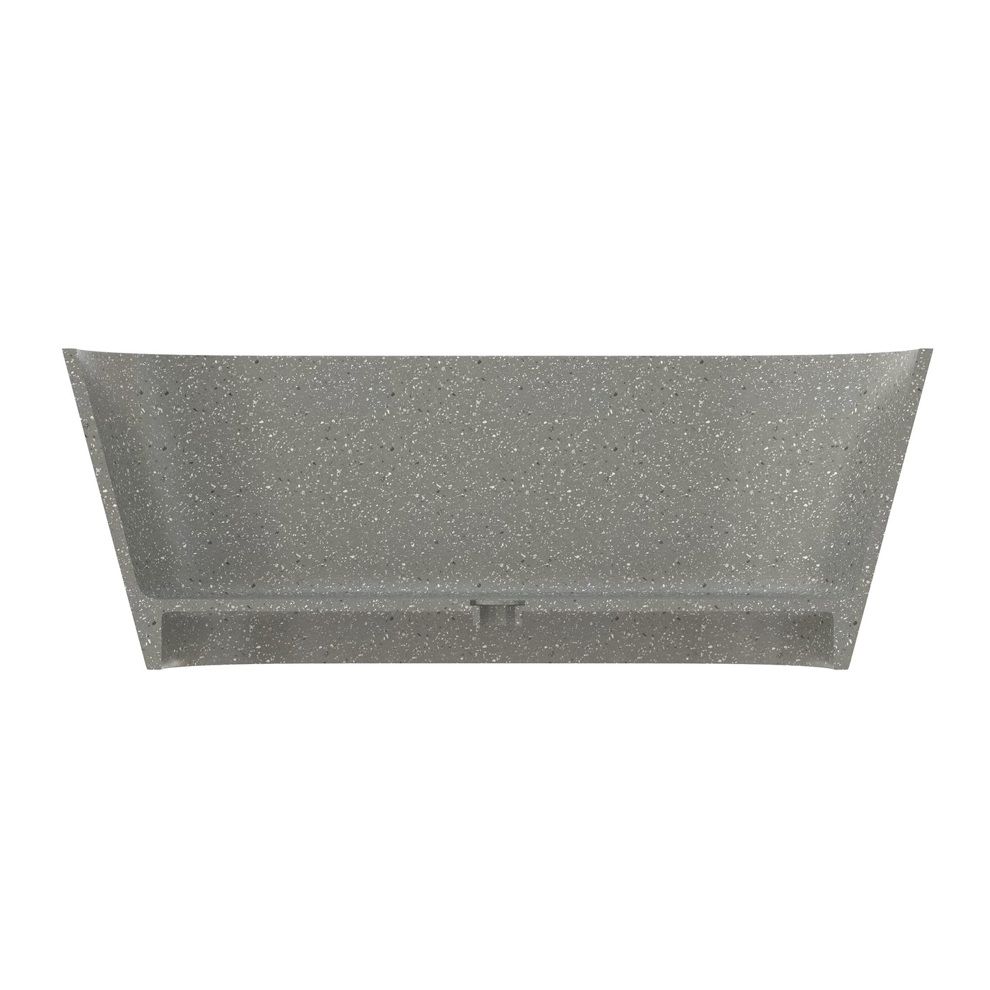 SJ-STARJANE 59''Freestanding solid surface soaking terrazzo tubs