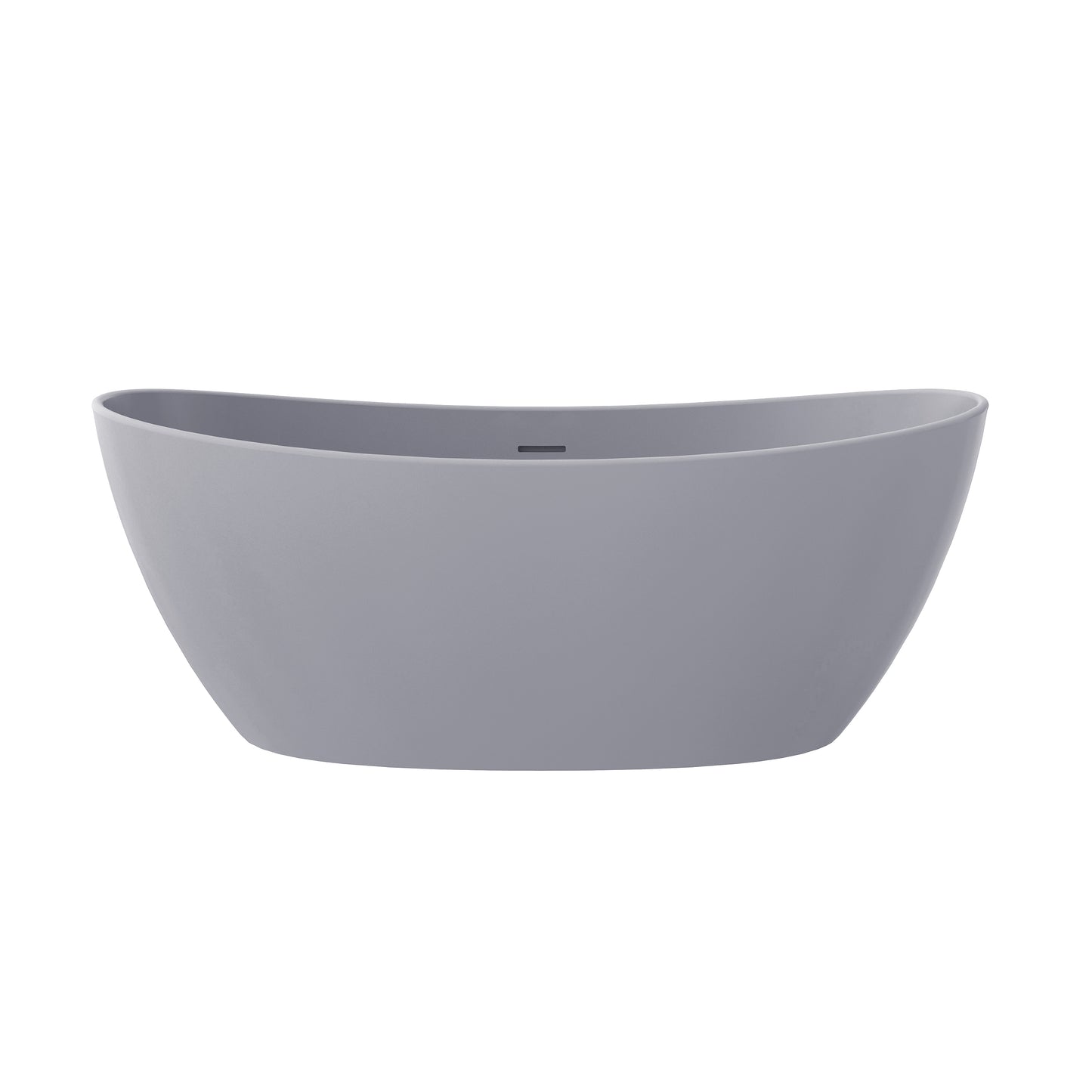 SJ-STARJANE65''Artificial stone freestanding bathtubs Solid surface resin immersion bathtubs