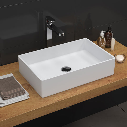 SJ-STARJANE 21'' Solid Surface Bathroom Vessel Sink
