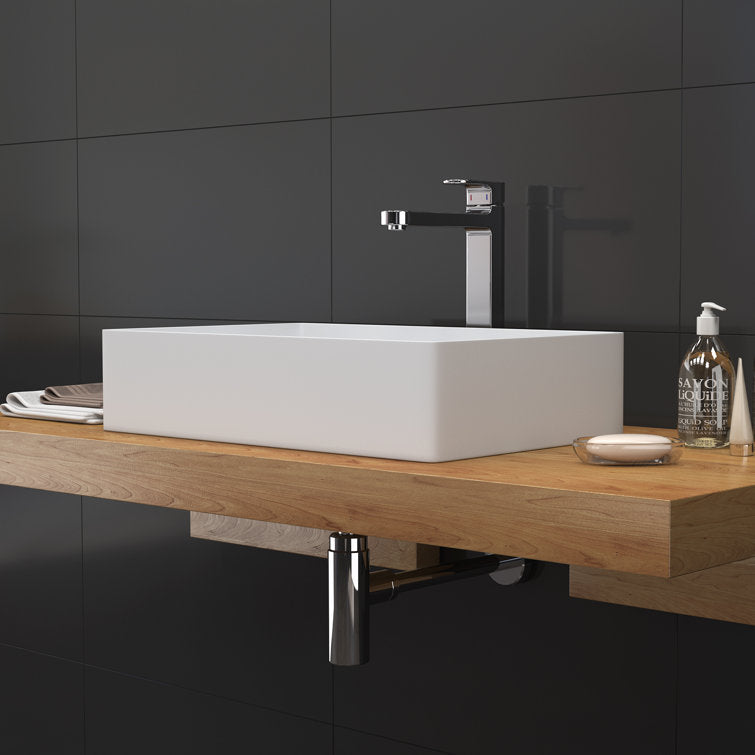 SJ-STARJANE 21'' Solid Surface Bathroom Vessel Sink