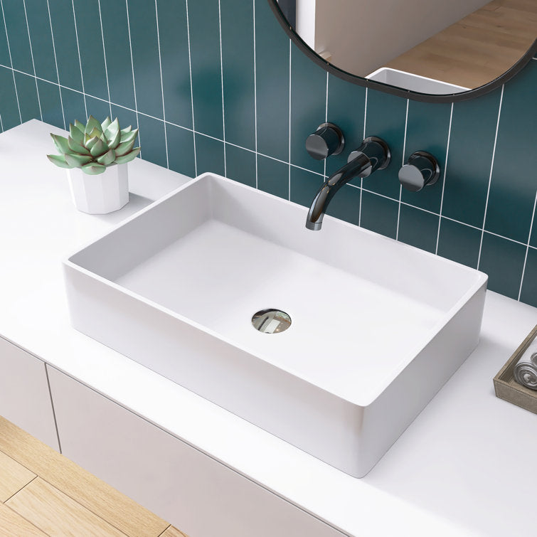 SJ-STARJANE 21'' Solid Surface Bathroom Vessel Sink