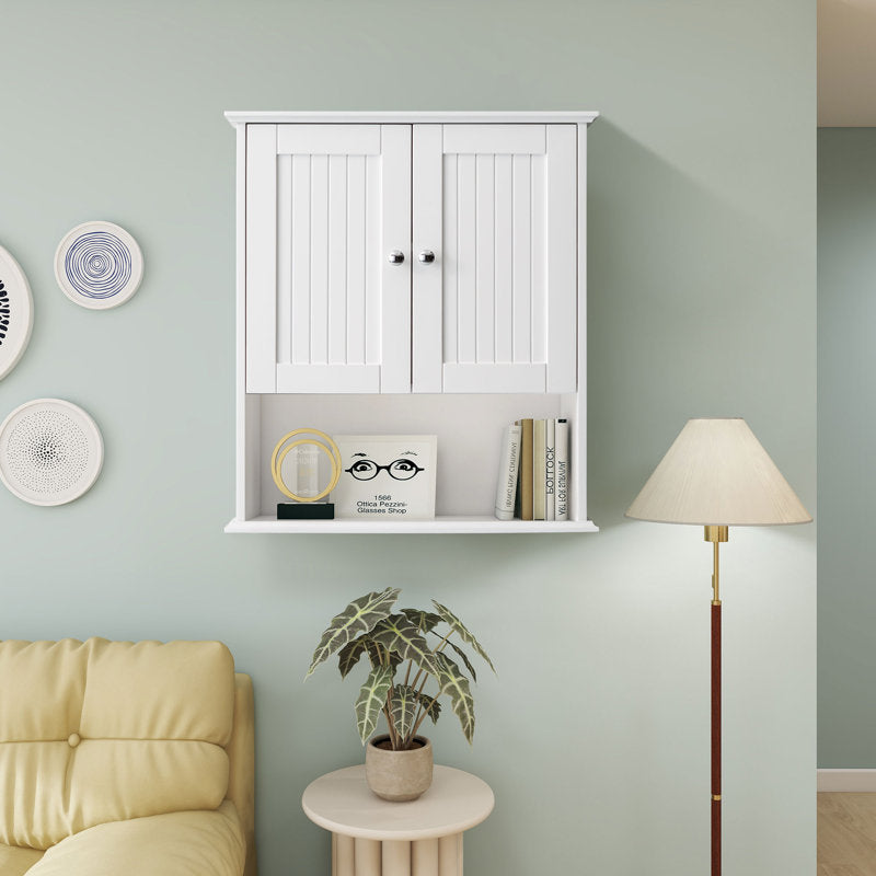 SJ-STARJANE 26 in. W x 30 in. H Wall Bathroom Cabinet Over The Toilet Storage
