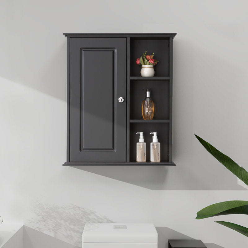 SJ-STARJANE 24 in. W x 7 in. D x 28 in. H Wall Bathroom Cabinet Over The Toilet Storage