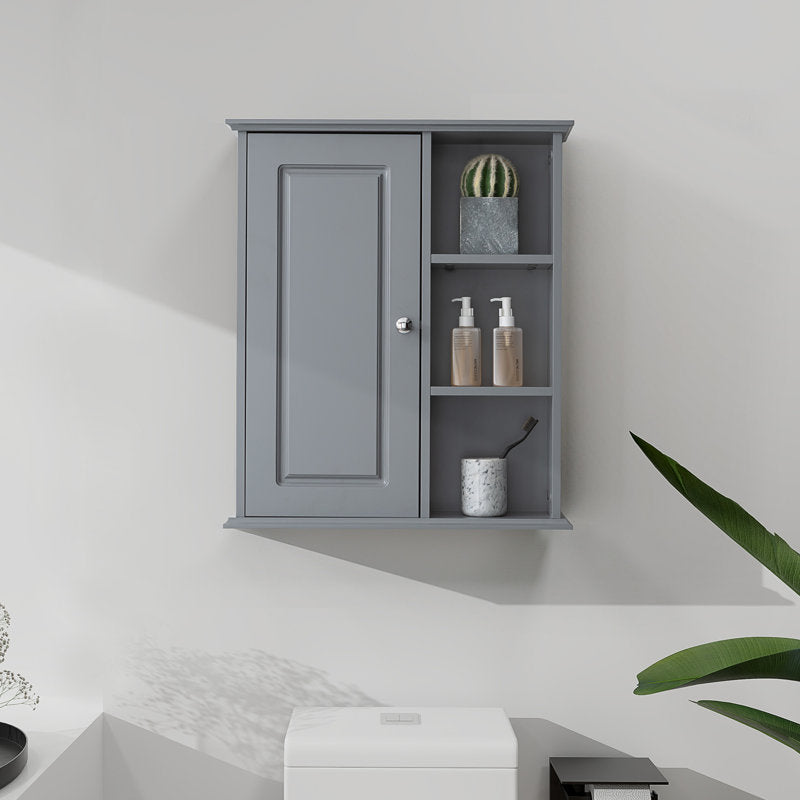 SJ-STARJANE 24 in. W x 7 in. D x 28 in. H Wall Bathroom Cabinet Over The Toilet Storage