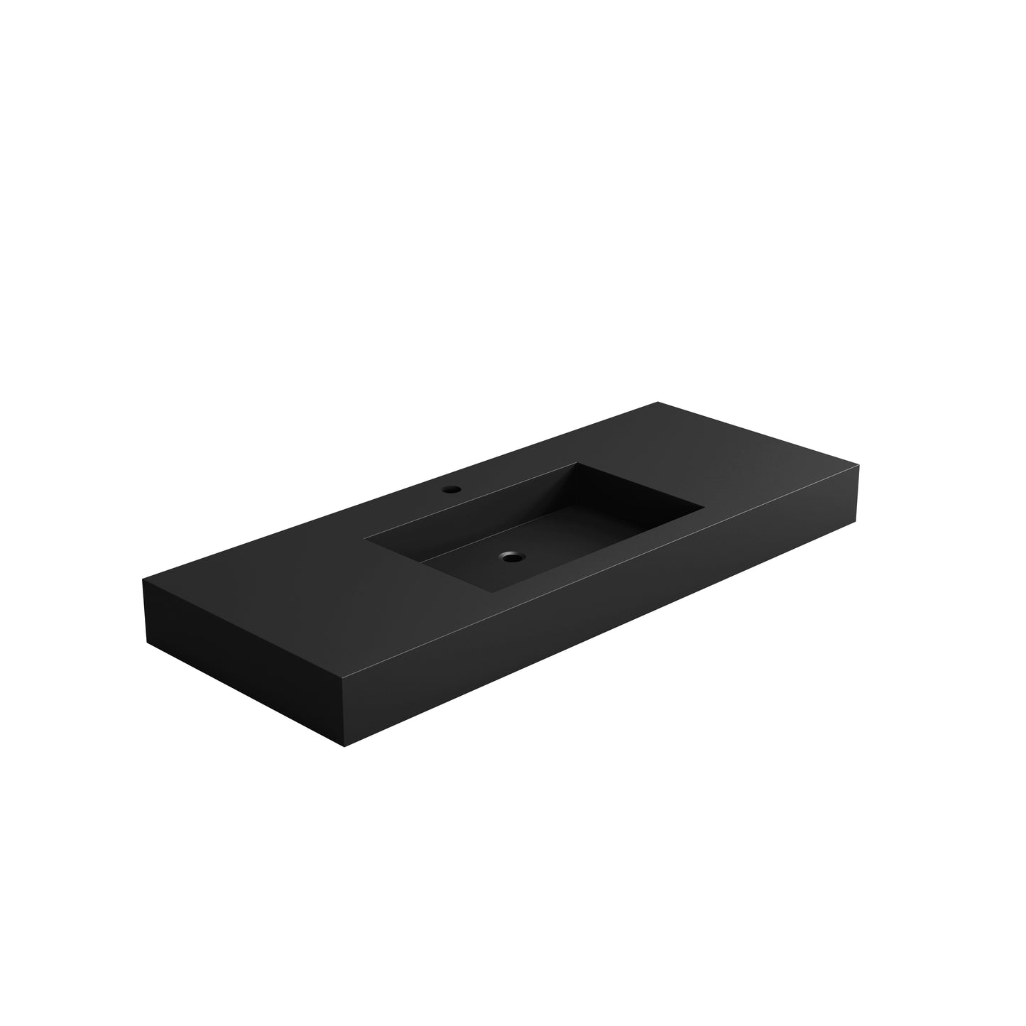 SJ-STARJANE Wall Mount Bathroom Sinks Solid Surface Sinks Single Faucet Hole