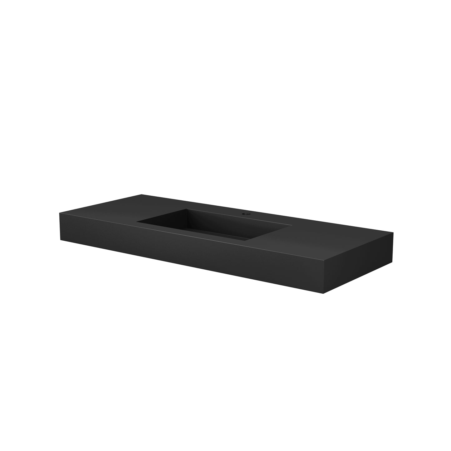 SJ-STARJANE Wall Mount Bathroom Sinks Solid Surface Sinks Single Faucet Hole